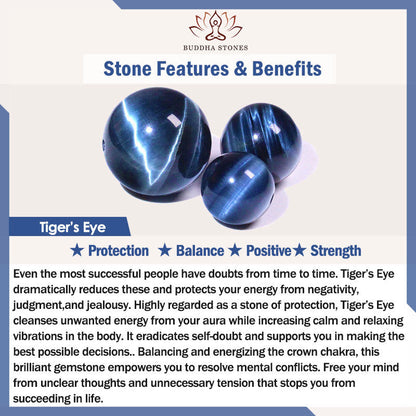 Buddha Stones Natural Silver Sheen Obsidian Blue Tiger Eye Om Mani Padme Hum Communication Bracelet
