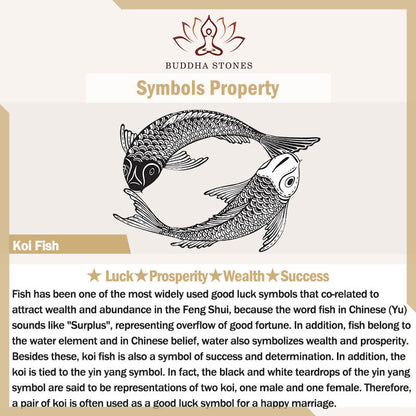 Buddha Stones 925 Sterling Silver Golden Koi Fish Luck Necklace Pendant