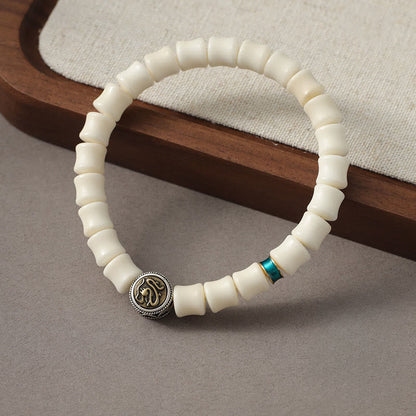 Buddha Stones Bodhi Seed Dragon Pattern Keep Away Evil Spirits Bracelet