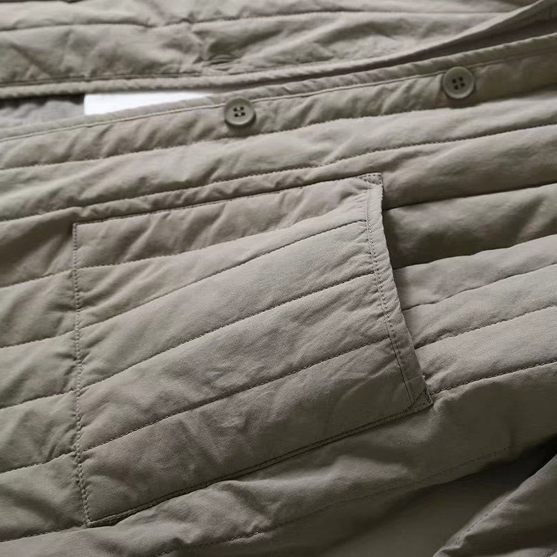 Buddha Stones Cord Design Quilting Women's Long Sleeve Cotton Hoodie Jacket With Pocket