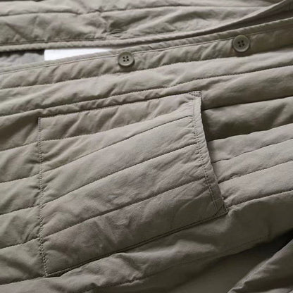 Buddha Stones Cord Design Quilting Women's Long Sleeve Cotton Hoodie Jacket With Pocket