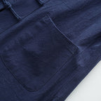 Buddha Stones 2Pcs Tang Suit Men's Frog-Button Cotton Long Sleeve Shirt Pants Set With Pockets