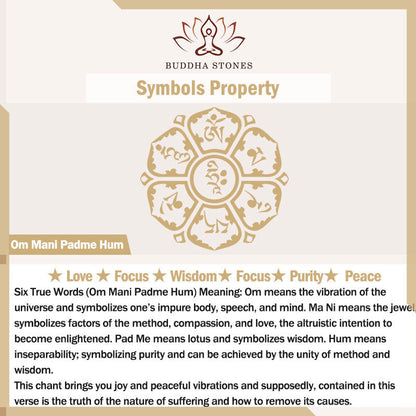 Buddha Stones Cinnabar Lotus Om Mani Padme Hum Blessing Leather Watch Band Bracelet
