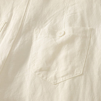 Buddha Stones Casual Plain Rope Women's Cotton Pants With Pockets