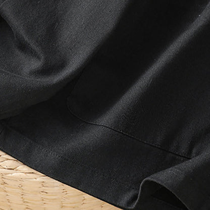 Buddha Stones Casual Women's Long Sleeve Stand Collar Cotton Polyester Shirt With Pockets