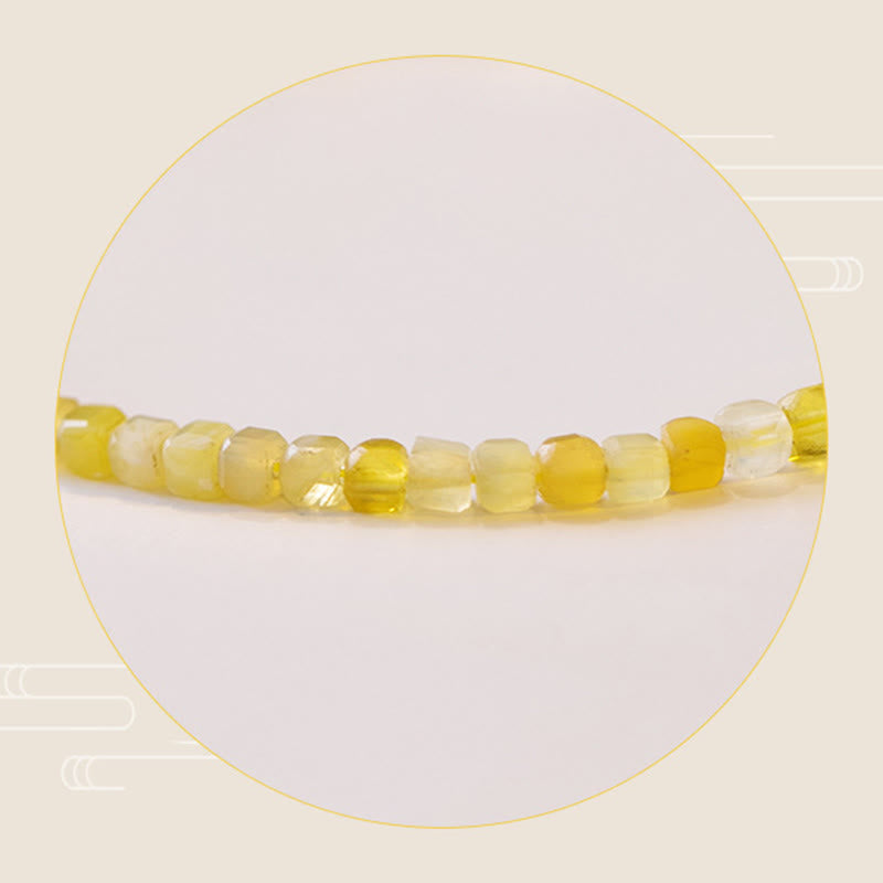 Buddha Stones 2mm Natural Opal Ultra-thin Beads Motivation Bracelet