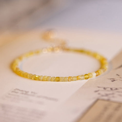 Buddha Stones 2mm Natural Opal Ultra-thin Beads Motivation Bracelet