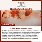 Buddha Stones 3mm Natural South Red Agate Ultra-thin Beads Positive Bracelet